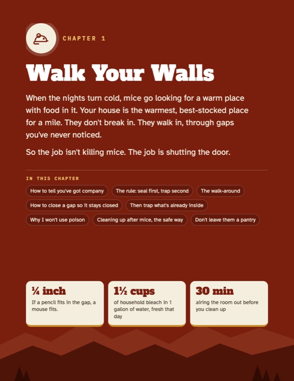Chapter 1: Walk Your Walls